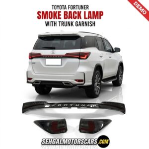 Toyota Fortuner Smoke Back Lamp With Trunk Garnish 2016–2026