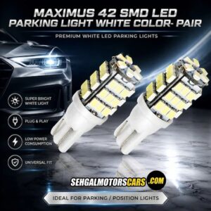 Maximus 42 SMD LED Parking Light White Color Pair
