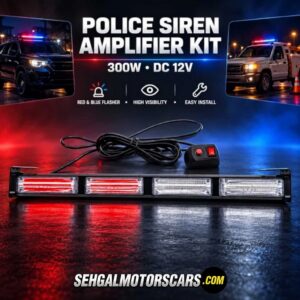 Police Red & Blue LED Wired Flasher Light 18 Inches
